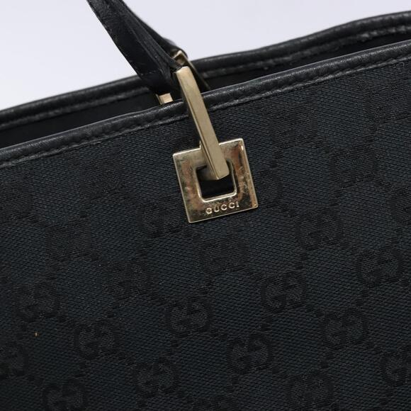 GUCCI GG Canvas Tote Bag Gold Black 002 1098 002 1098 - Picture 14 of 16